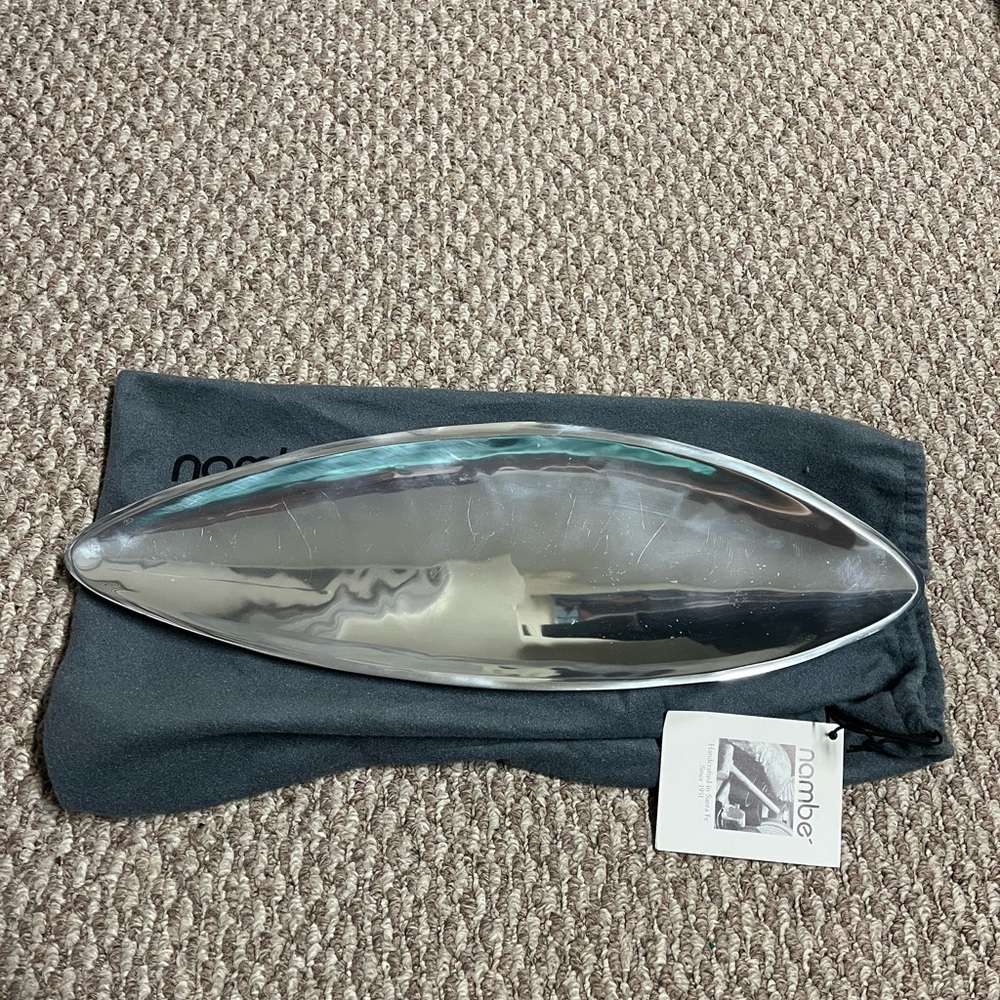 ❌ SOLD ❌  Nambe Polished Silver Oval Tray